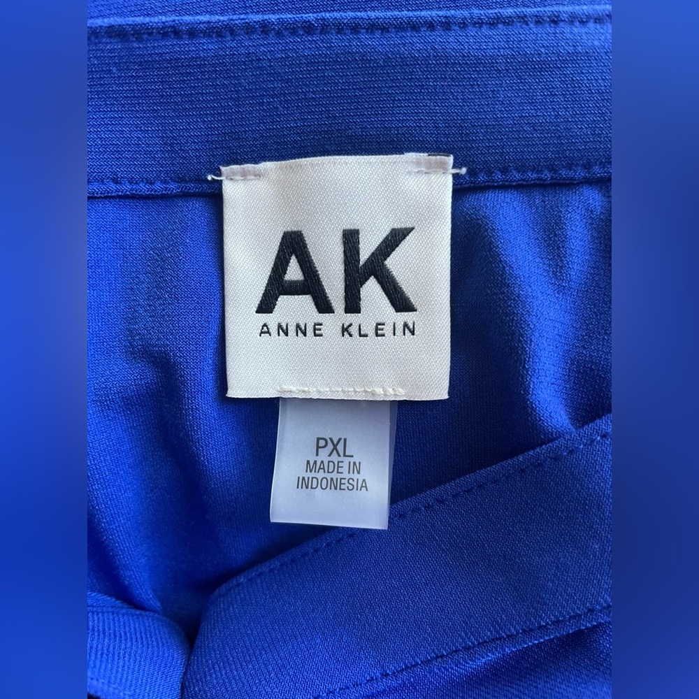 Anne Klein Blue Women Blouse Size PXL - Picture 5 of 8
